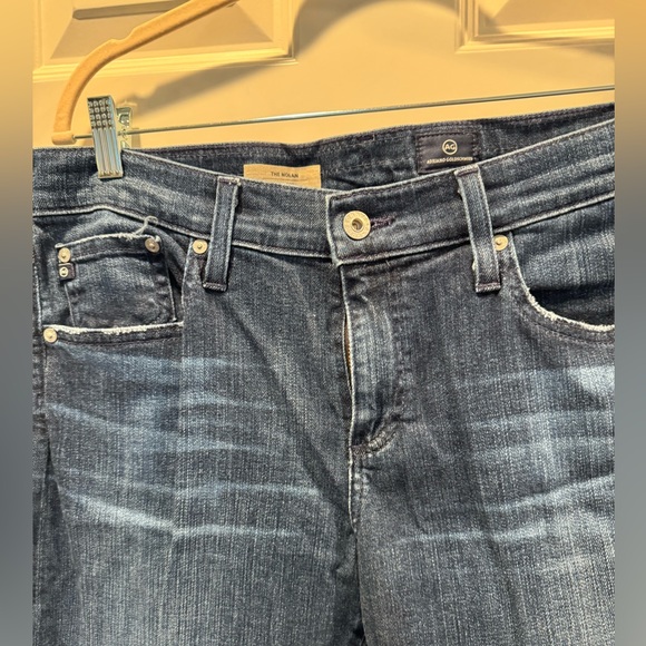 New AG Nolan Relaxed Slim Jeans size 31. Anthropologie. Dark wash. Ankle length - Picture 9 of 13